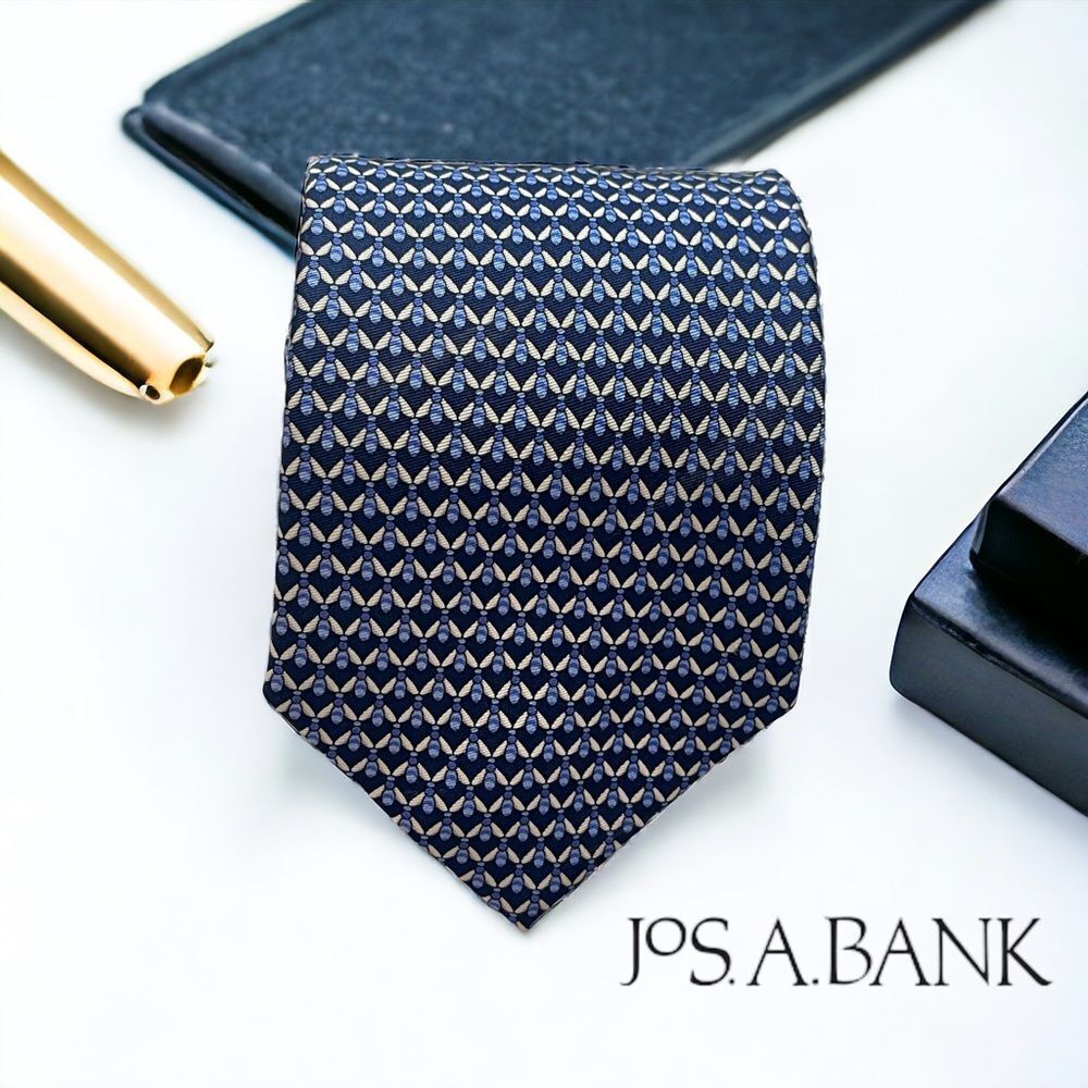 Jos. A. Banks Blue Silk Tie